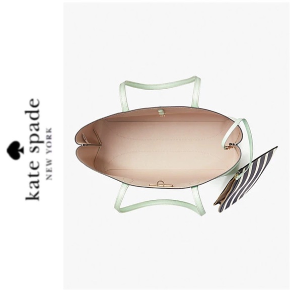 NWT Kate Spade genuine leather tote & wristlet - Picture 5 of 7